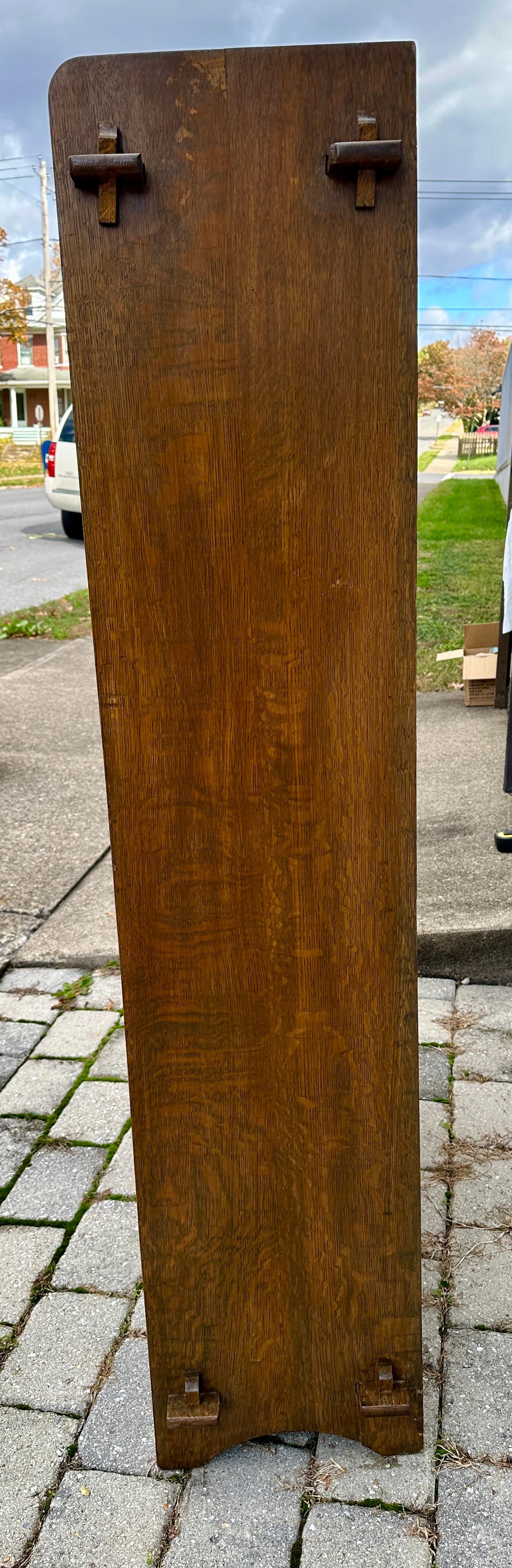 ANTIQUE Arts & Crafts Offenes Bücherregal von Harden - Stickley Era - W8374 im Angebot 4