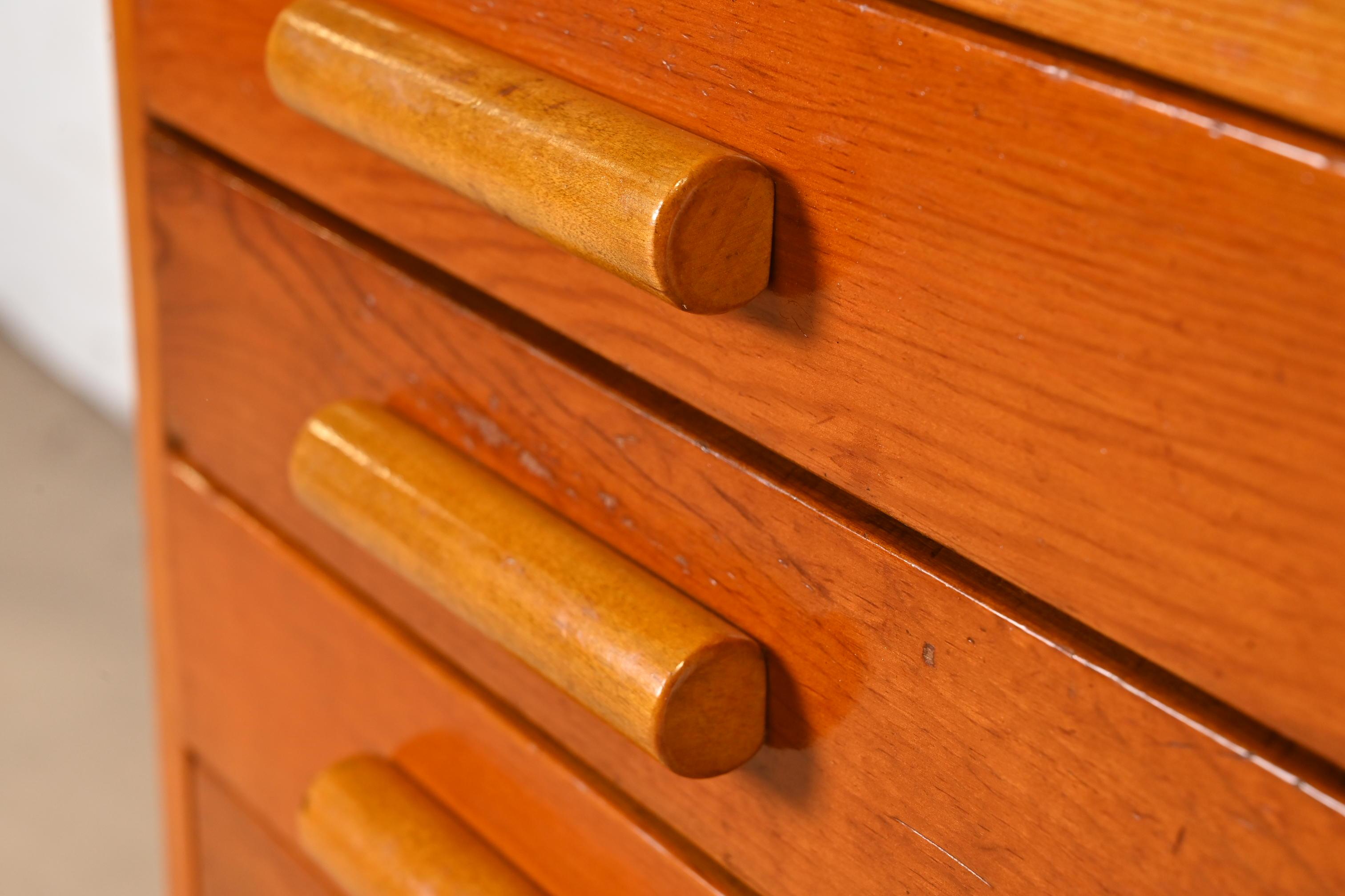 Classeur à dossier plat à 10 tiroirs pour plans d'architecte, en pin ancien, de style Antiques & Craft en vente 2