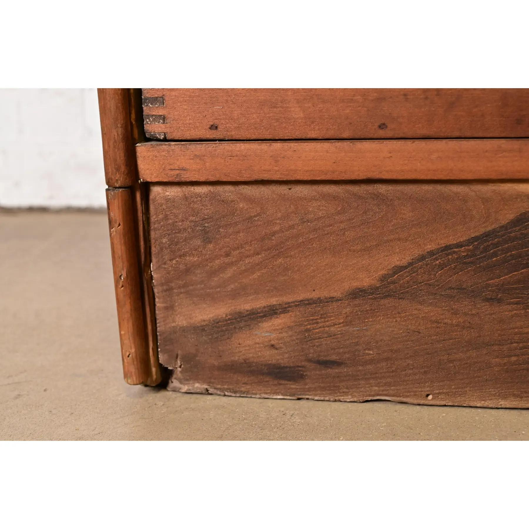 Antique Arts & Crafts Pine 20-Drawer Filing Cabinet or Apothecary Cabinet For Sale 5