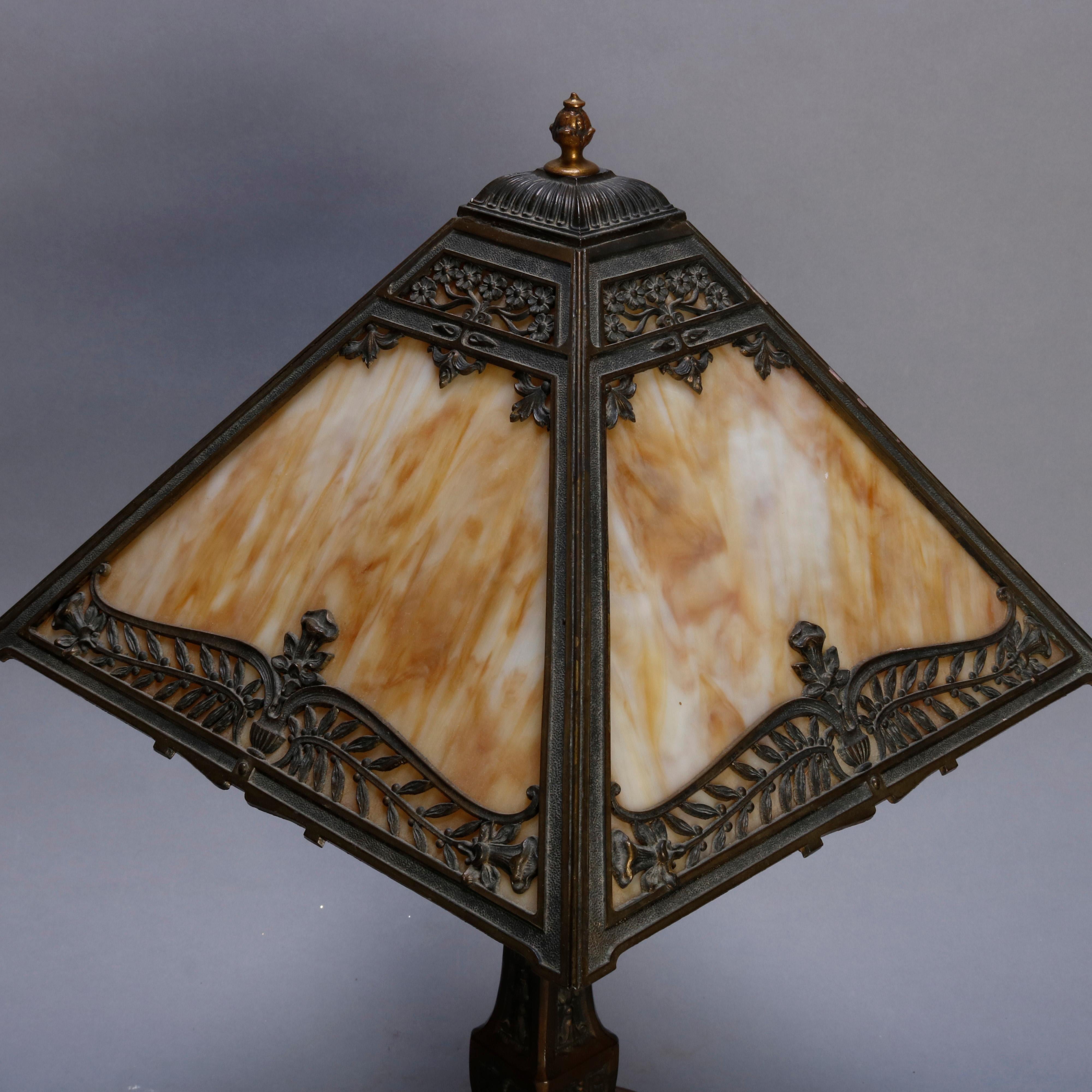 antique arts and crafts table lamps