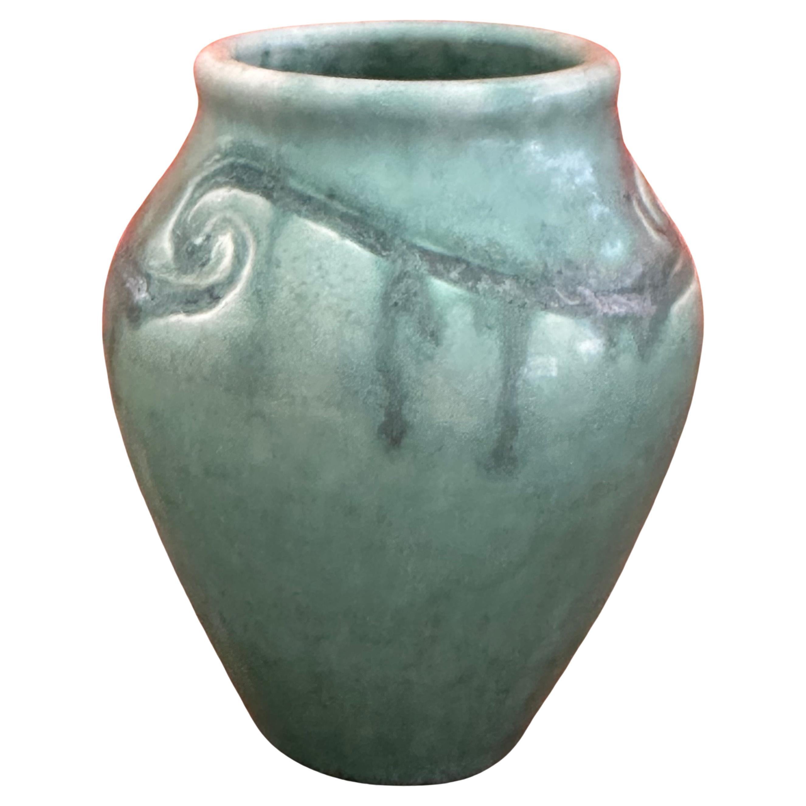 Antique Arts & Crafts Pottery Vase by Rookwood Pottery Company For Sale 5