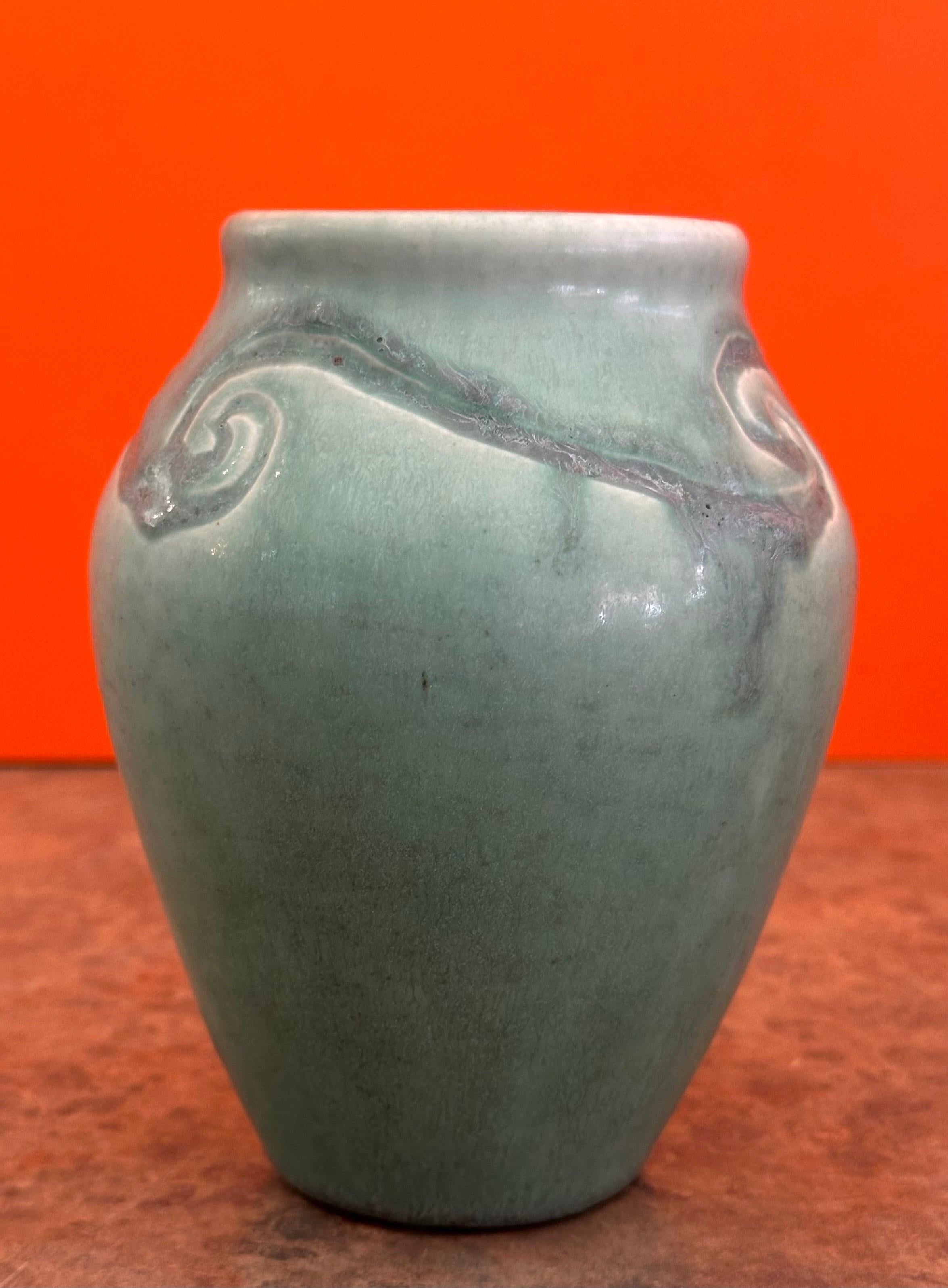 Antique Arts & Crafts Pottery Vase by Rookwood Pottery Company In Good Condition For Sale In San Diego, CA