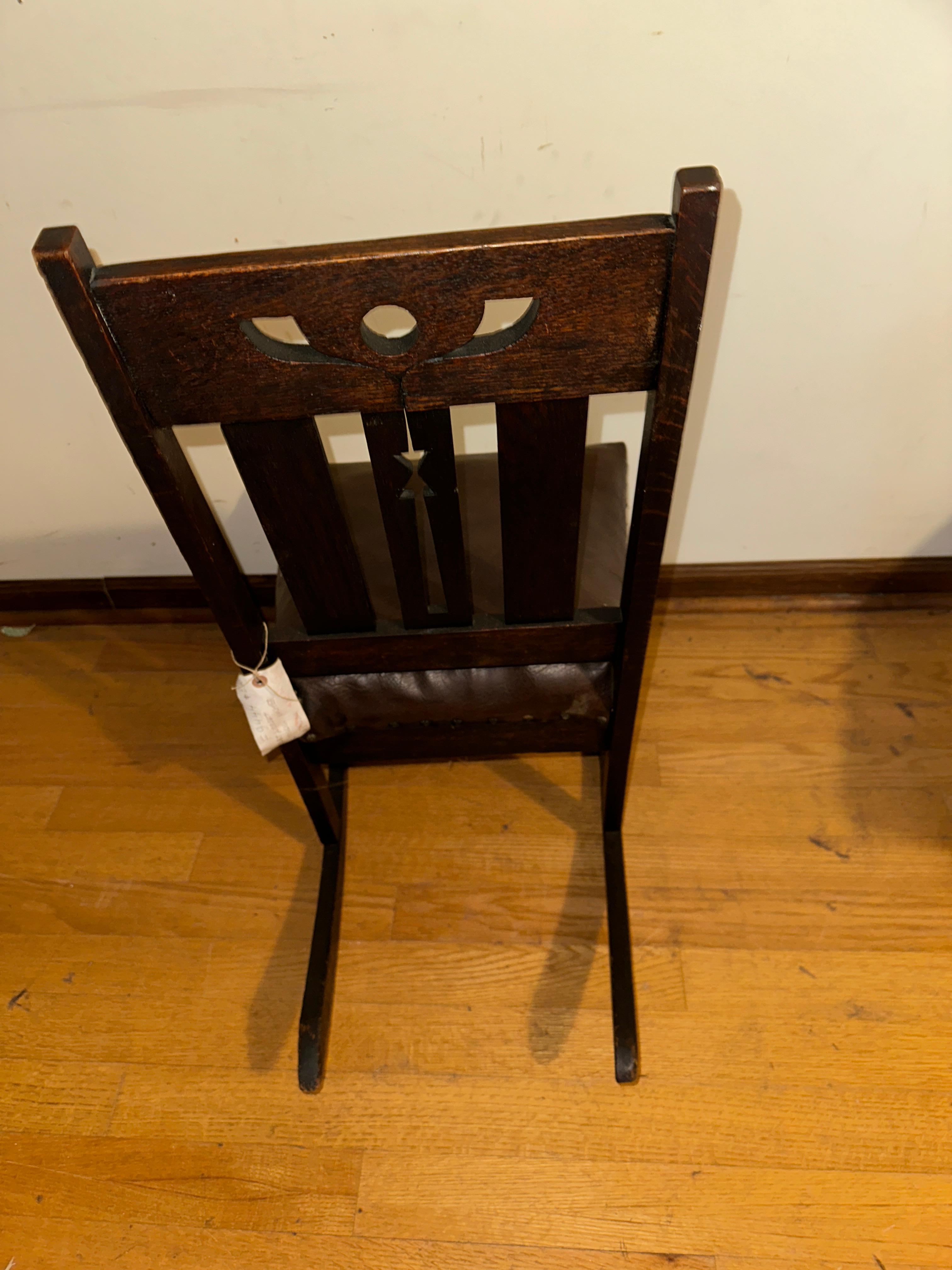 20th Century Antique Arts & Crafts Rocking Chair (Stickley Era) - W1894 For Sale