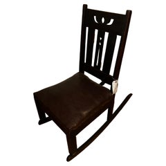 Antique Arts & Crafts Rocking Chair (Stickley Era) - W1894