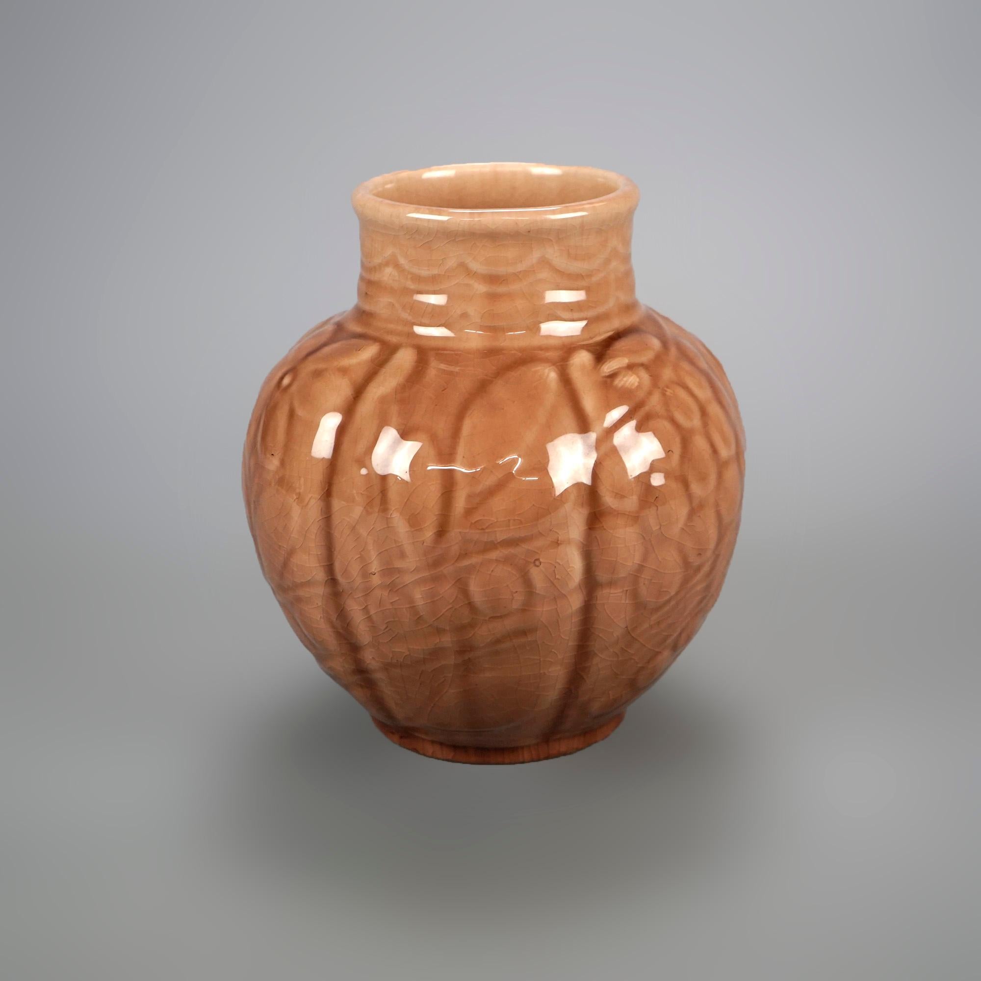 Arts and Crafts Antique Arts & Crafts Rookwood Pottery High Glaze Vase, 1944