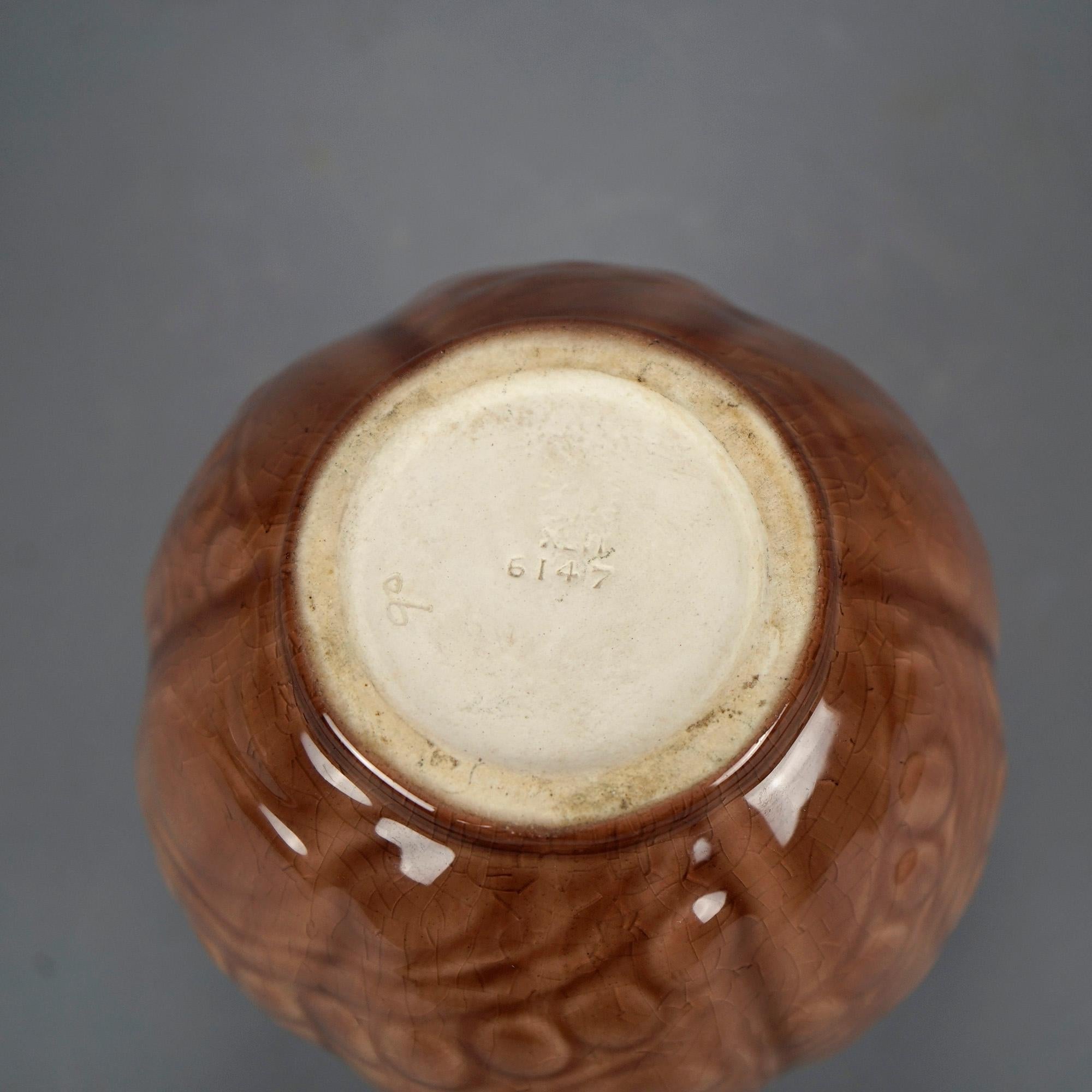Antique Arts & Crafts Rookwood Pottery High Glaze Vase, 1944 1