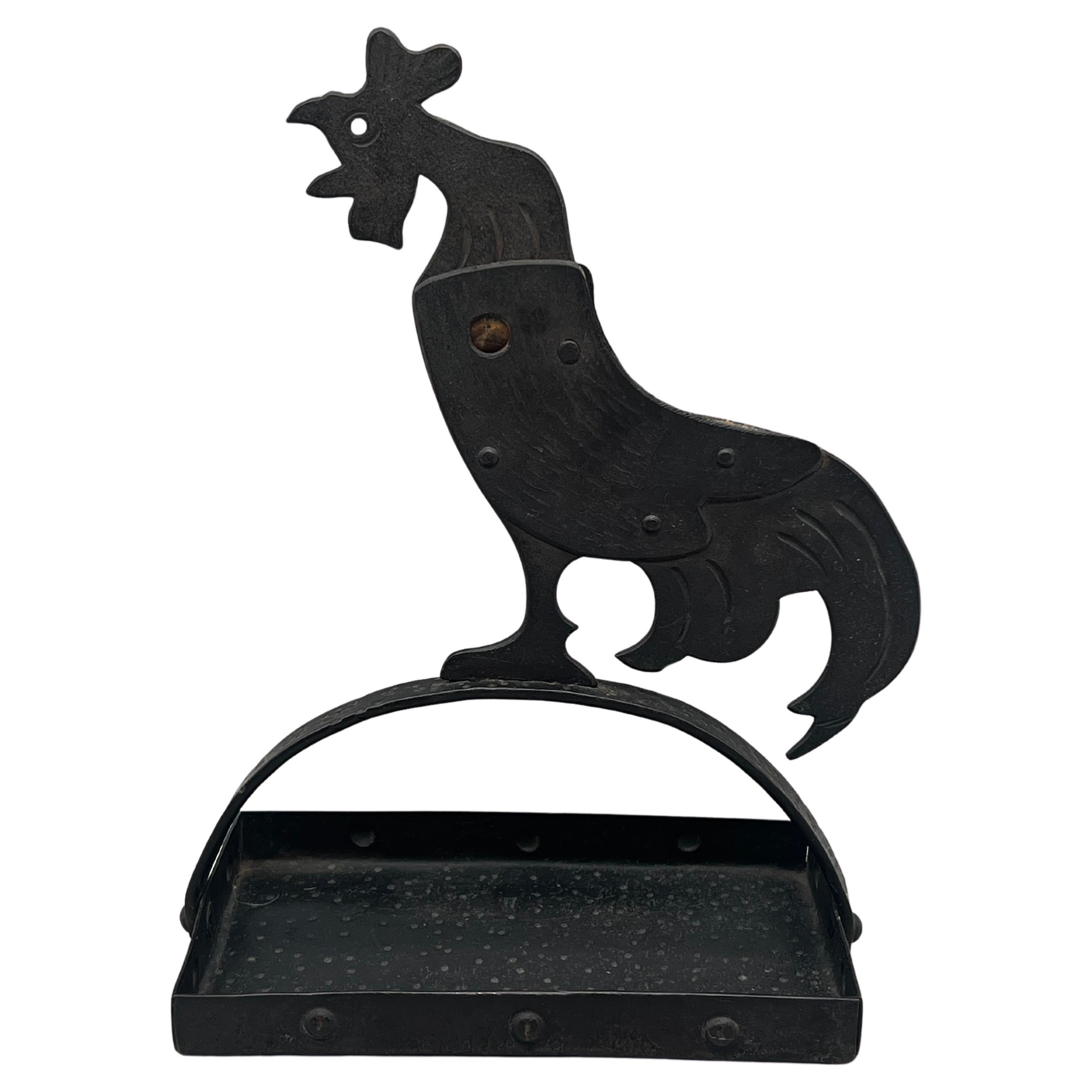 Antiguo cortapuros de mesa Gallo Arts & Crafts de Hugo Berger Marcado Gobert
