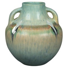 Antique Arts & Crafts Roseville Monticello Art Pottery Vase, circa 1930
