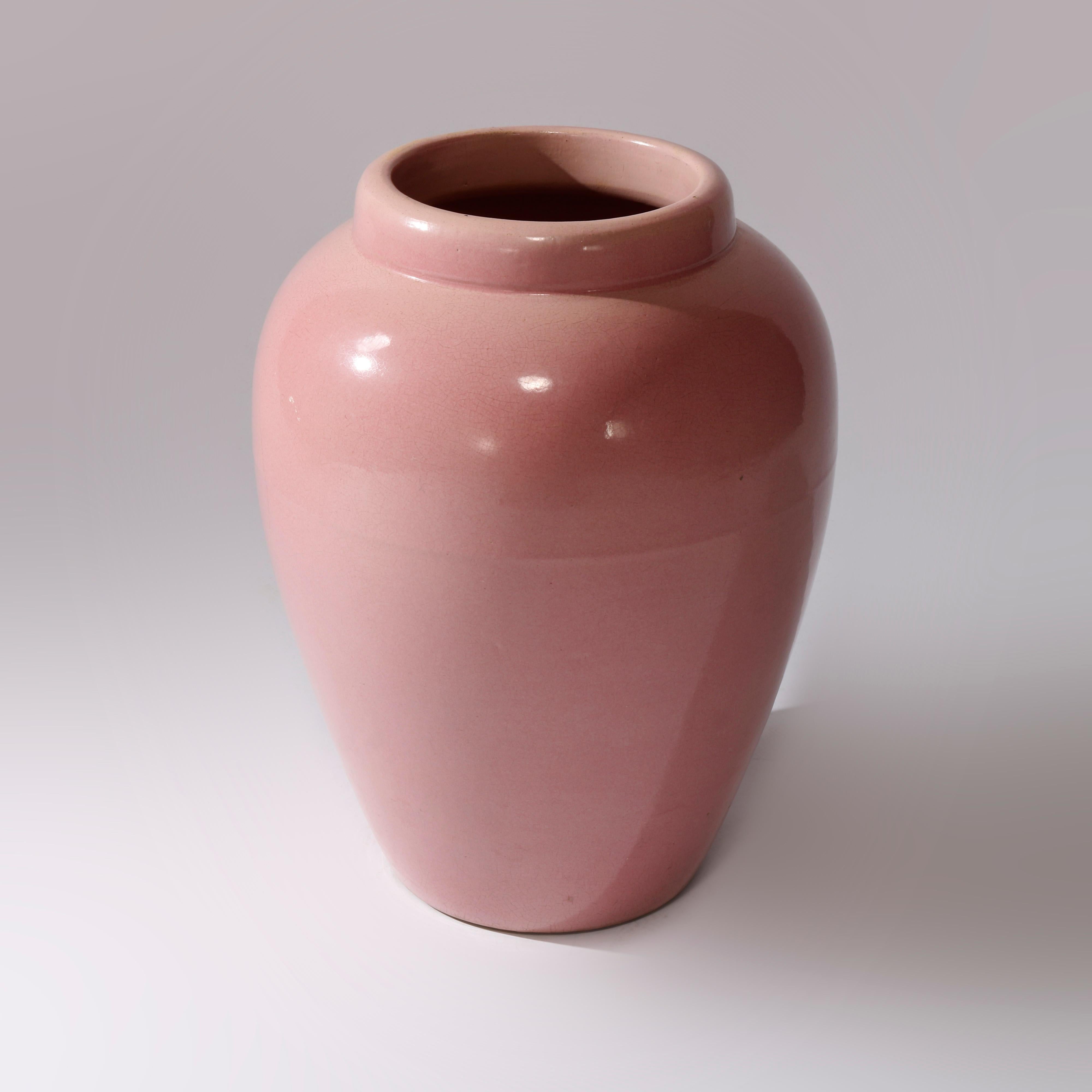 large pink floor vase