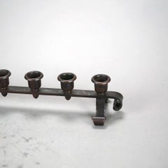 Antiguo Arts & Crafts Roycroft Candelabro de cobre de ocho luces Modelo 438 C1920