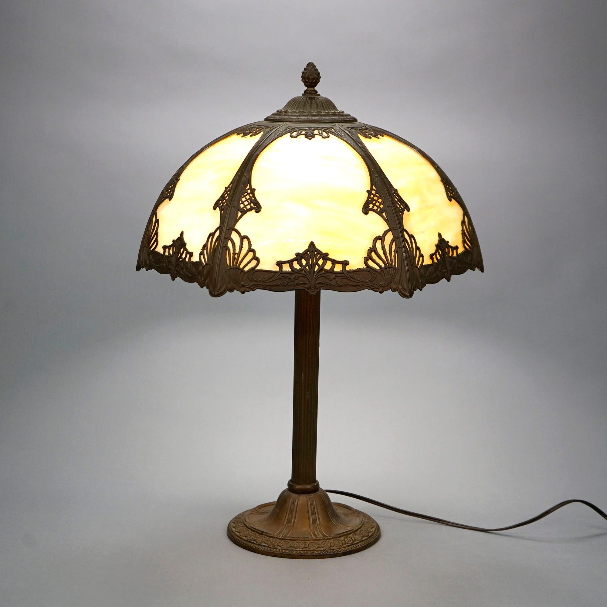 antique 1920 table lamps
