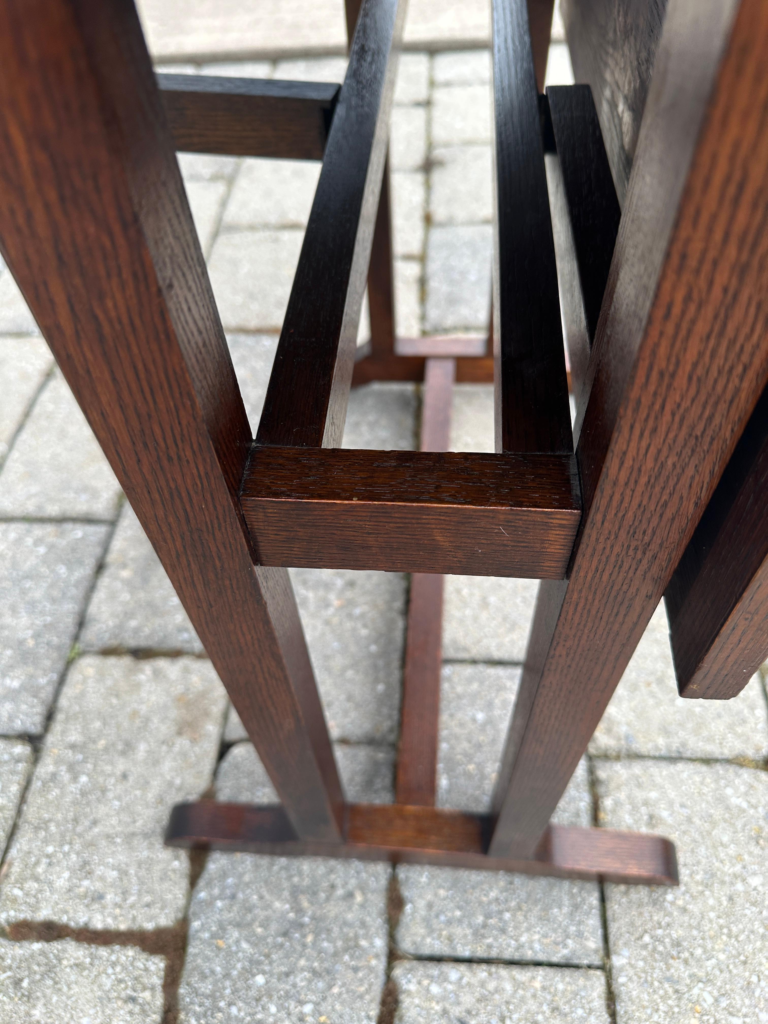 20ième siècle Petite table à abattant Arts & Crafts d'époque Stickley en vente