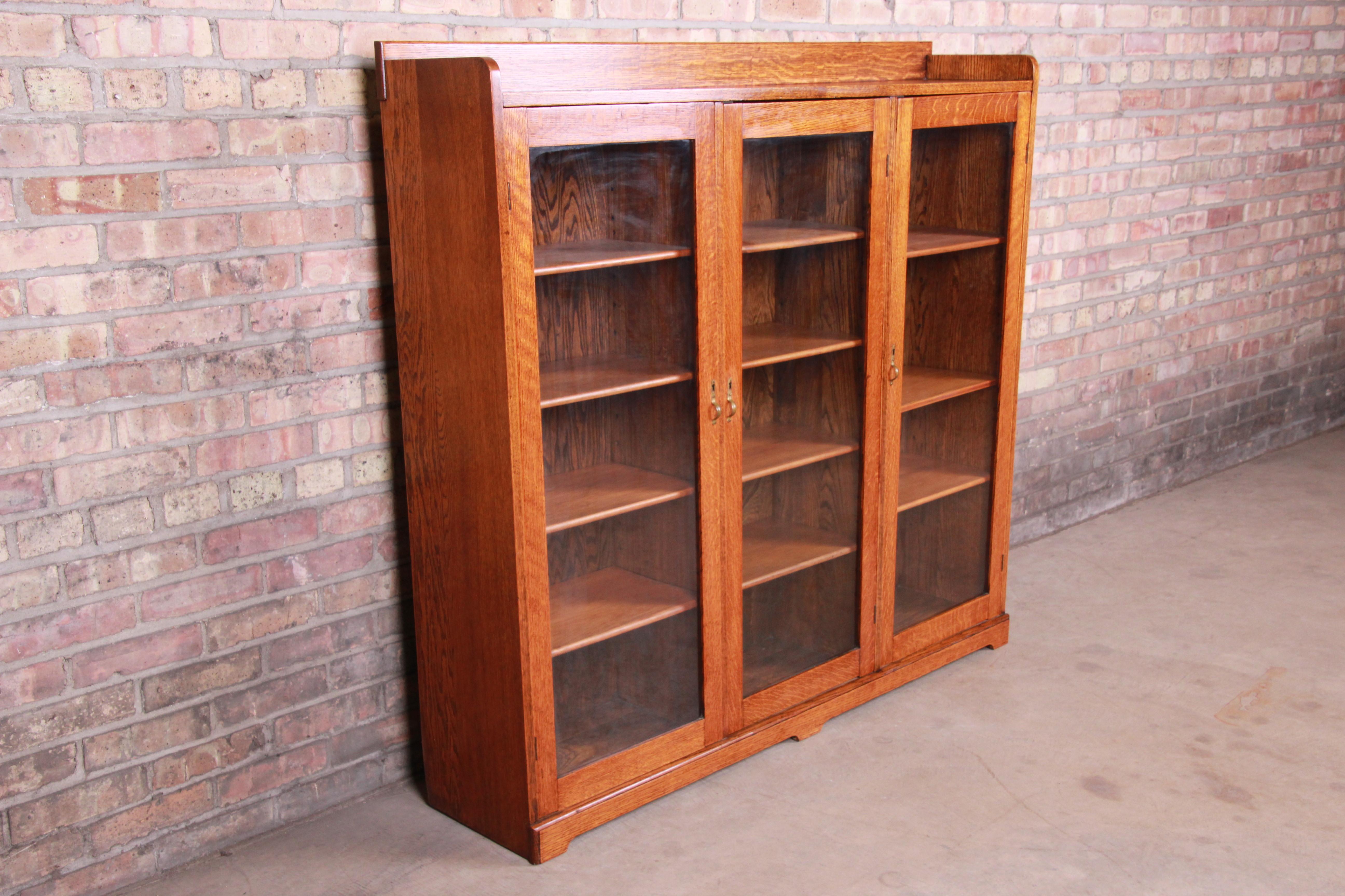 glass fronted bookcase