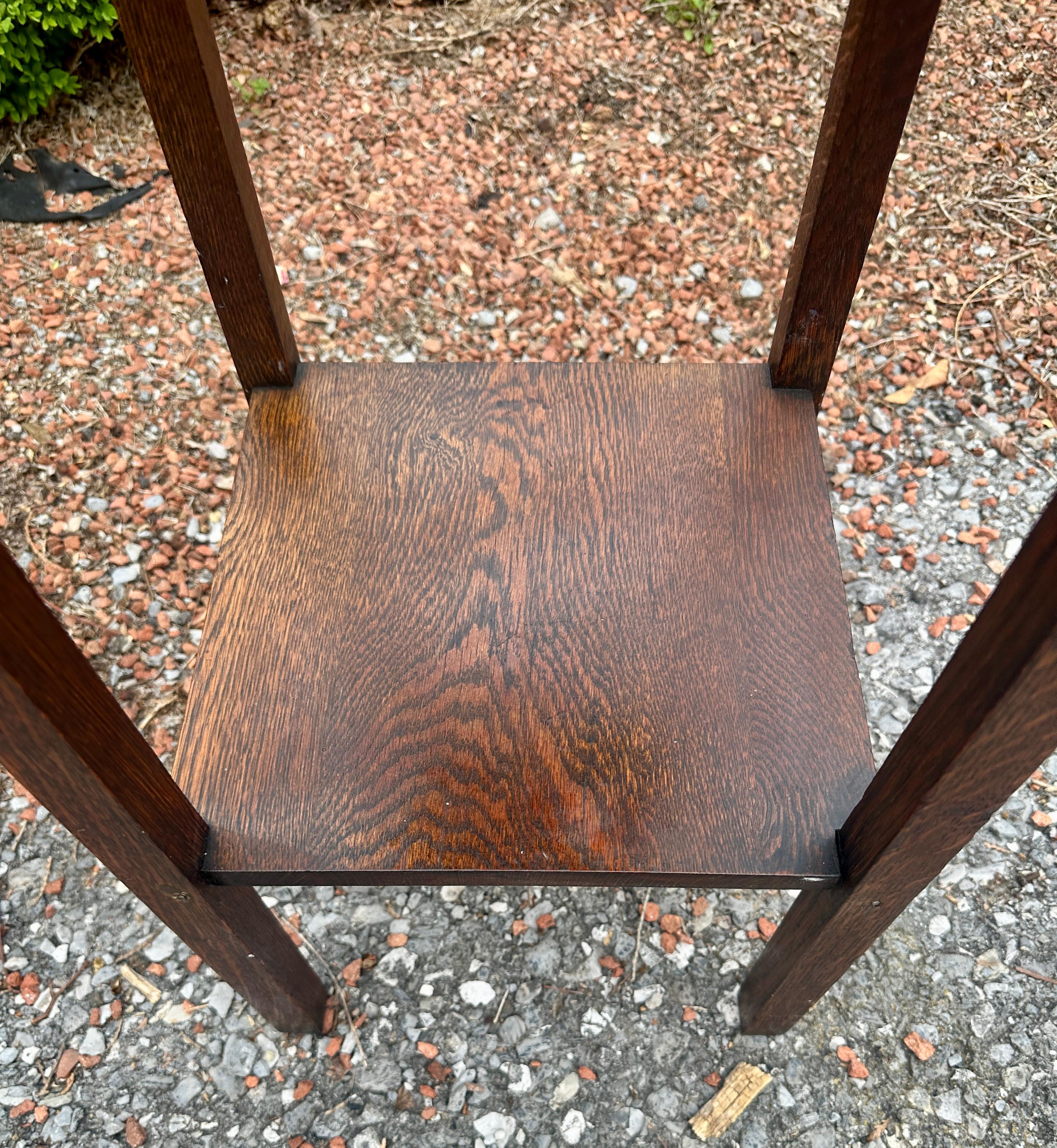 Arts and Crafts Antique Arts & Crafts Stand/ planter c. 1910 Stickley era w8402 in vendita