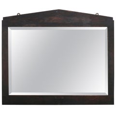Used Arts & Crafts Stickley School Mission Oak Bevelled Wall Mirror