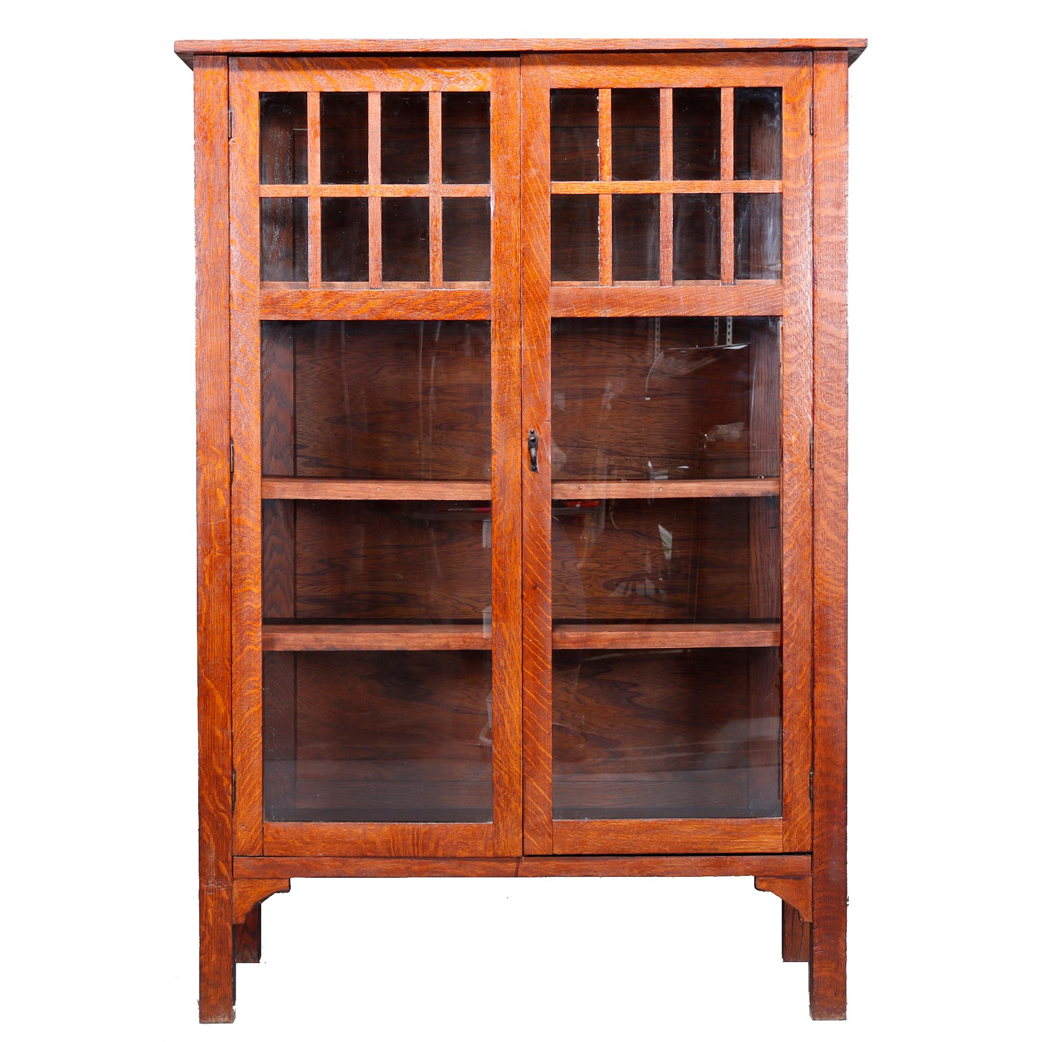 mission style china cabinet