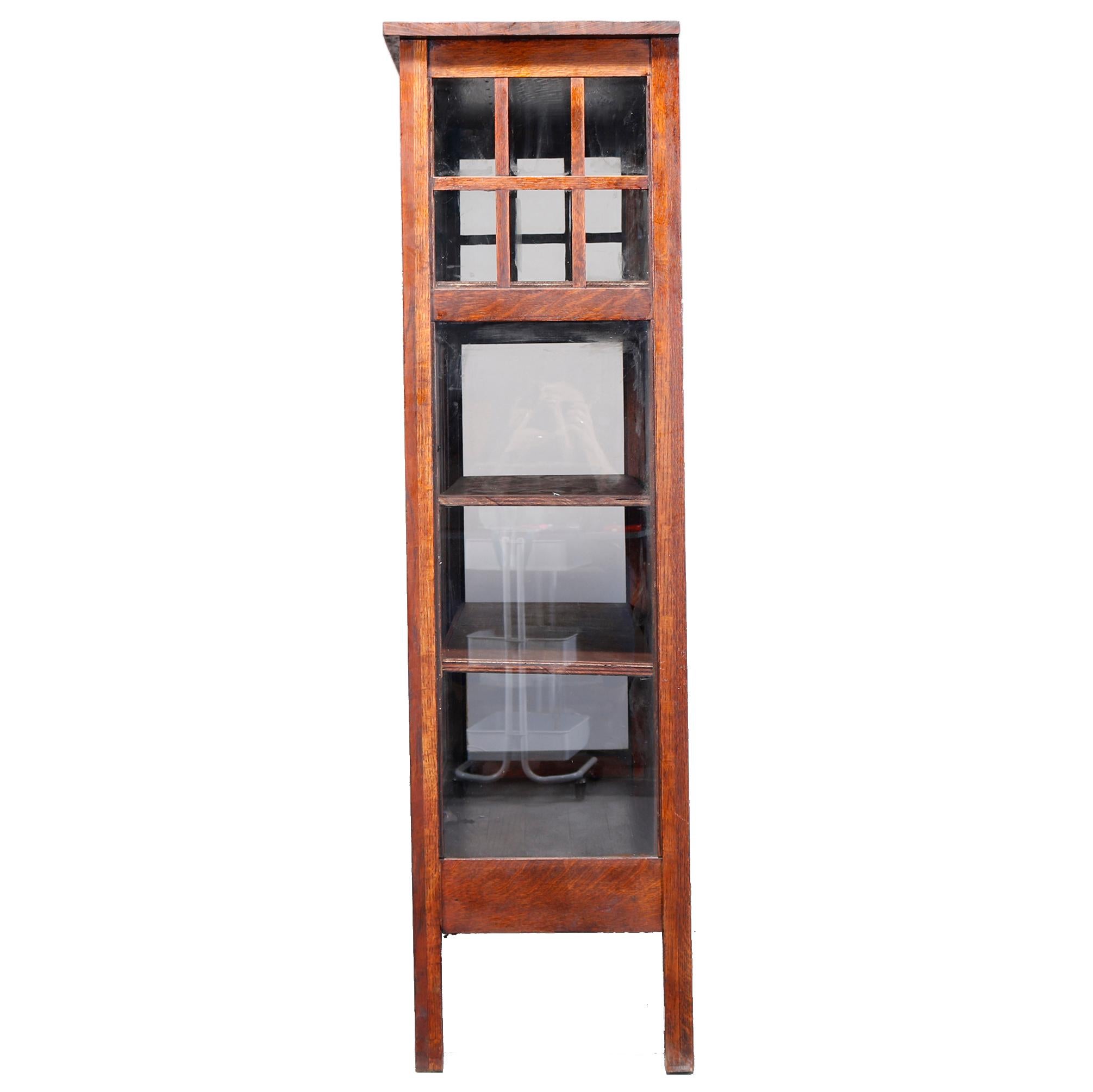 stickley display cabinet