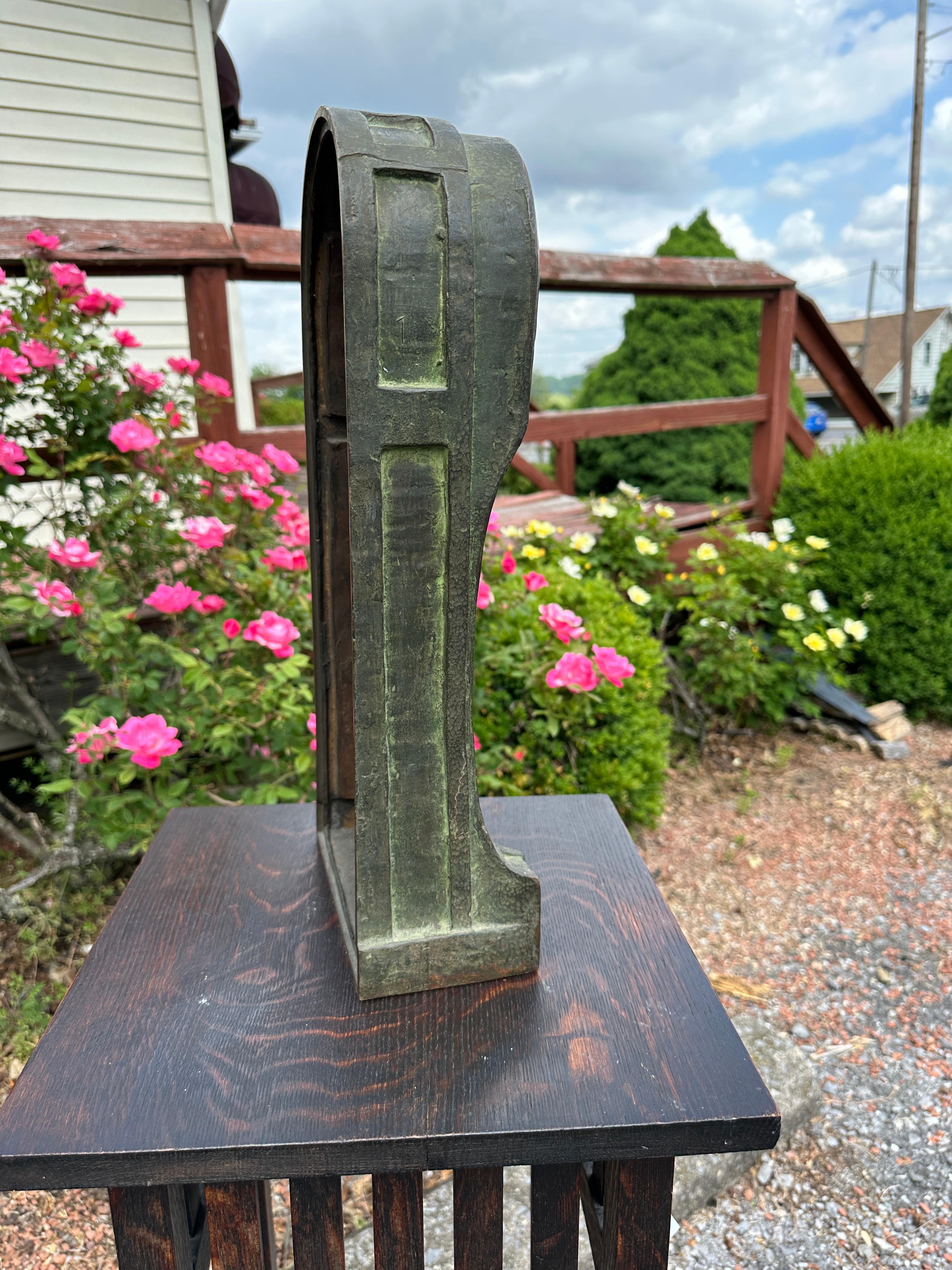 Antique Arts & Crafts Successionist Mantle Clock - Stickley era - W7025 In Good Condition For Sale In Shamokin Dam, PA