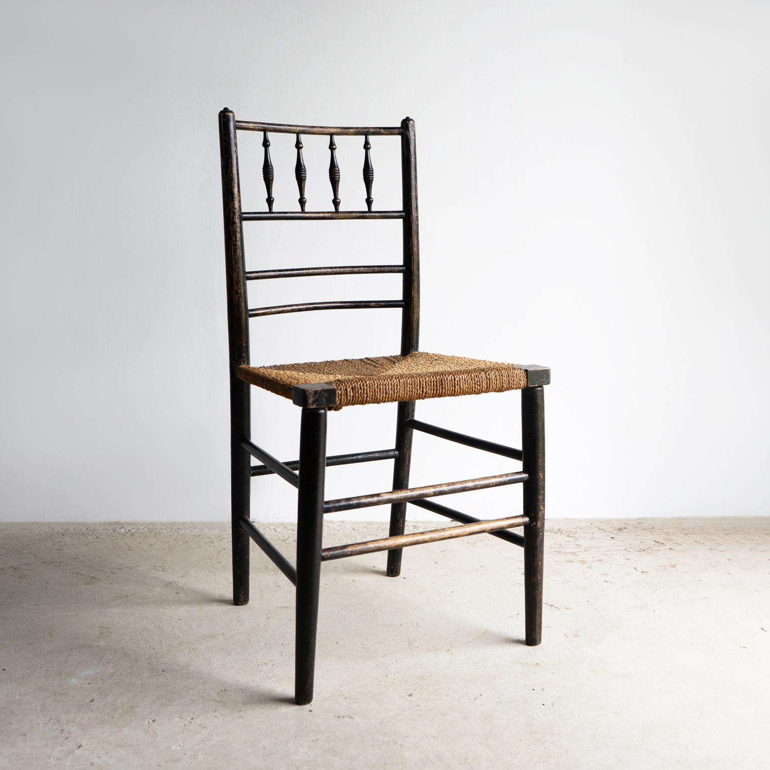 Arts and Crafts Antique Arts & Crafts Sussex Chair by Philip Webb for Morris & Co. 19th Century