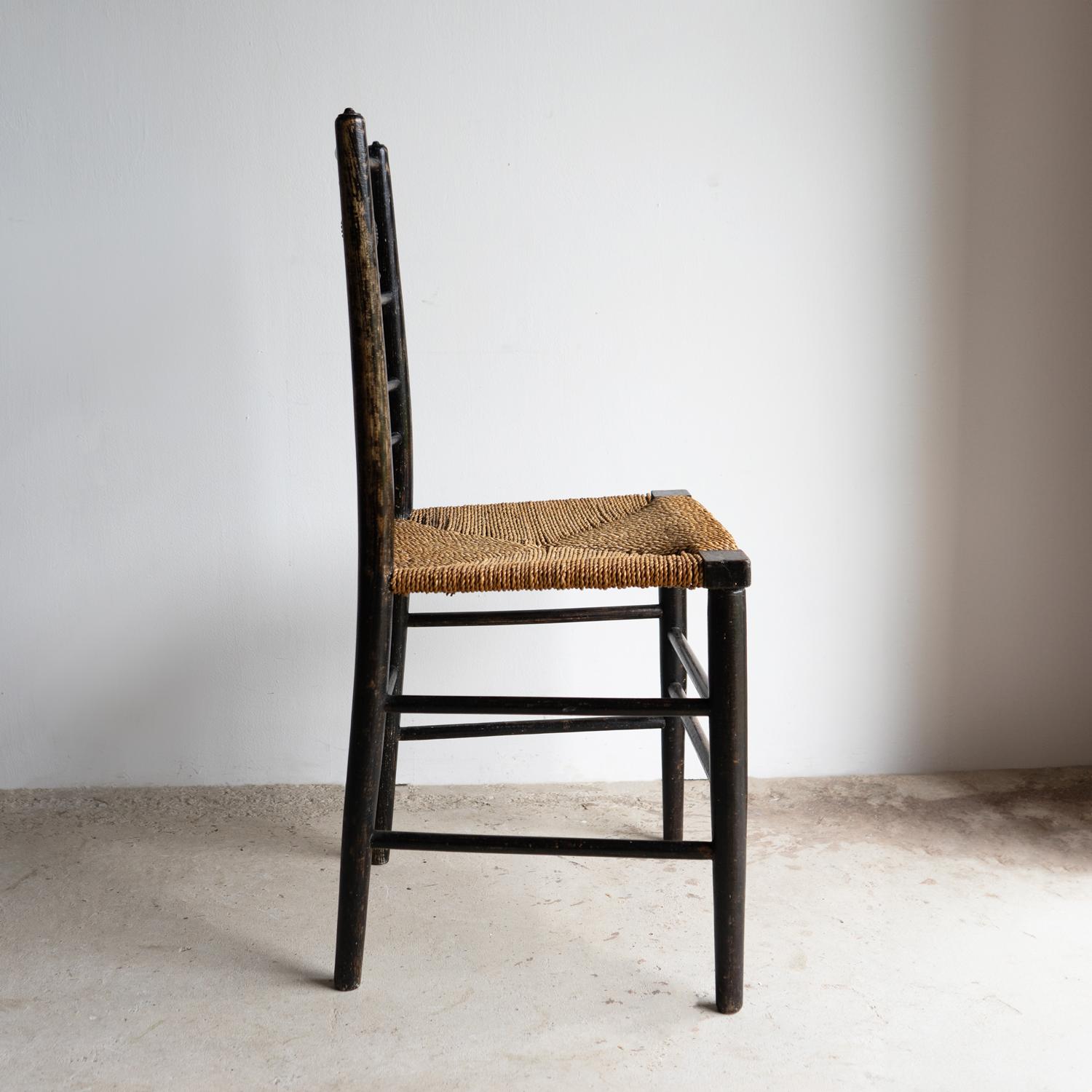 Antique Arts & Crafts Sussex Chair by Philip Webb for Morris & Co. 19th Century 1