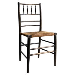 Antique Arts & Crafts Sussex Chair by Philip Webb for Morris & Co. 19th Century