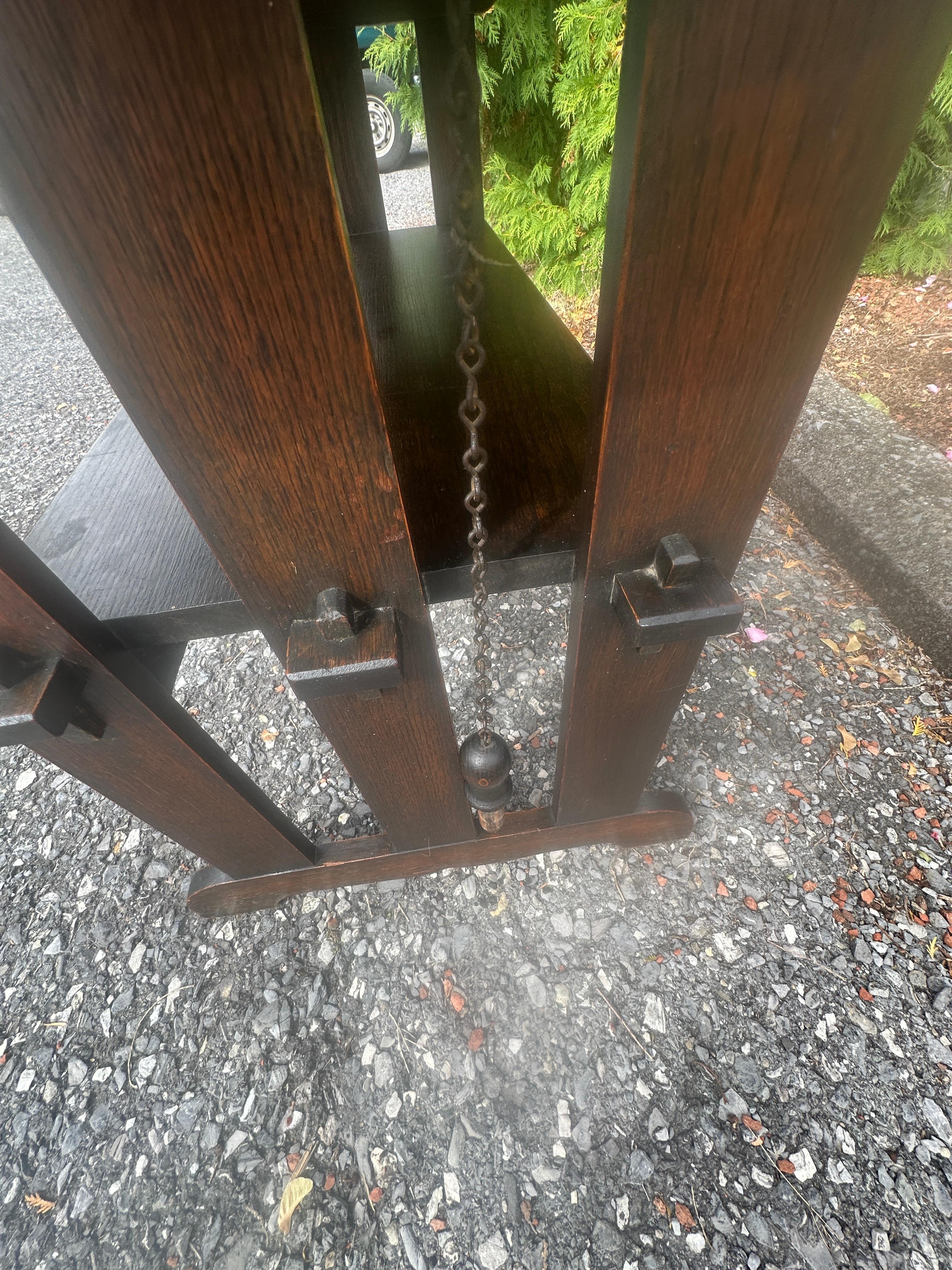 Antique Arts & Crafts Table by   