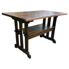 Antique Arts & Crafts Table by   "Johnson & Son"   (Chicago)   Stickley era 1910