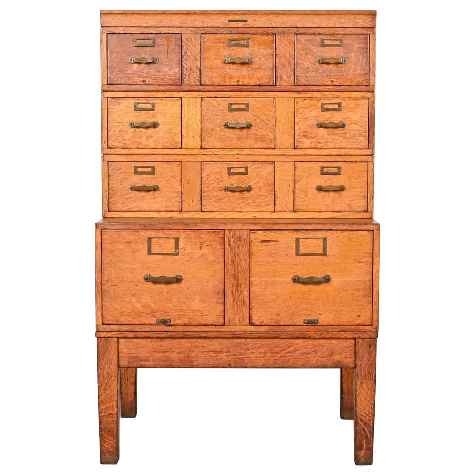 Library Card Catalog 2 For Sale on 1stDibs library index