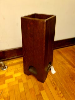 Antique A&C Umbrella Stand by Brooks, Model 228 - W4984 Stickley era
