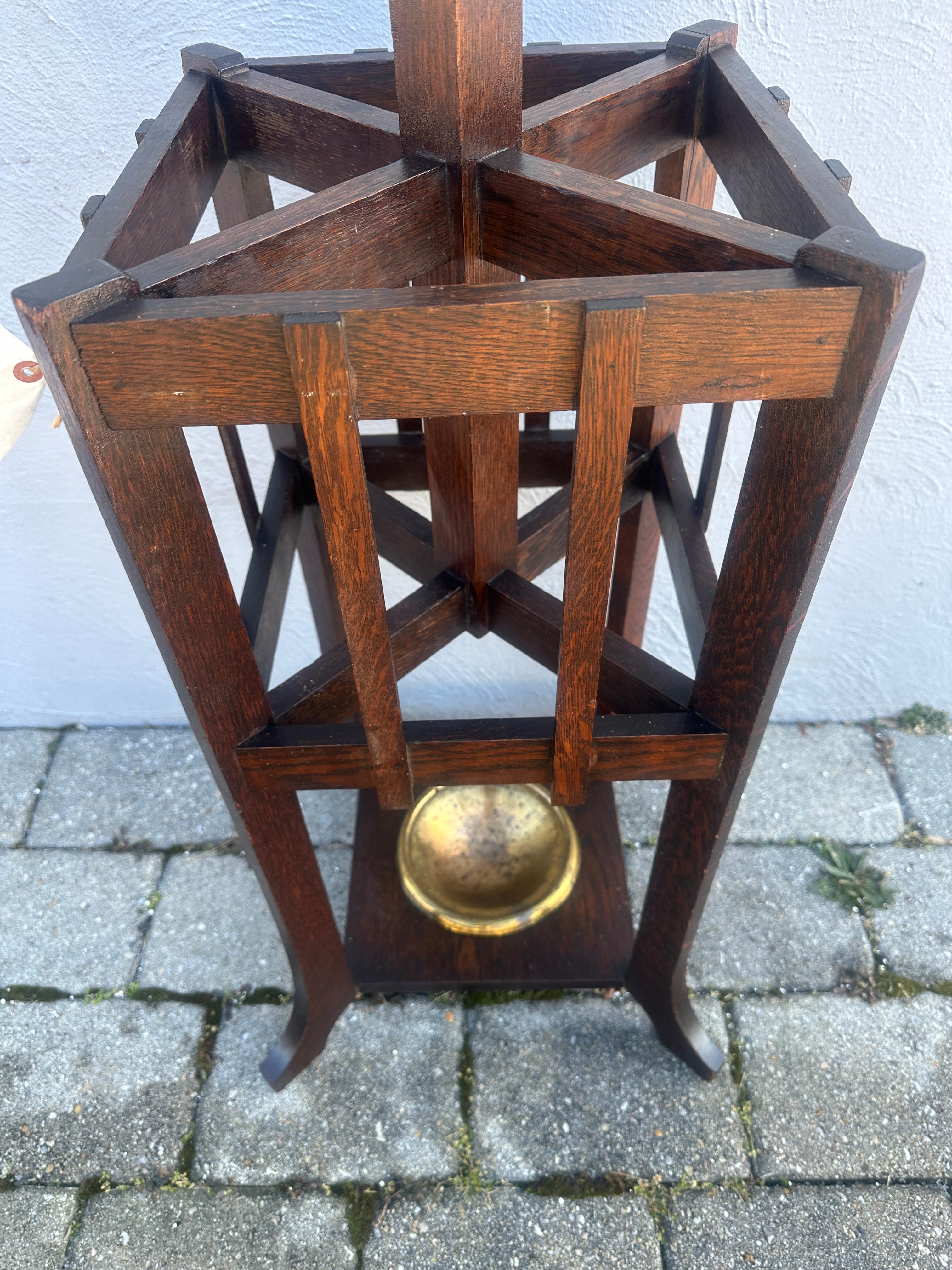 Copper Antique Arts & Crafts Umbrella Stand - Stickley Era - W7266            EXTRA OFF For Sale