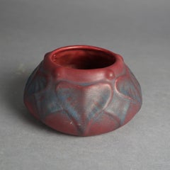 Antique Arts & Crafts Van Briggle Small Figural Pottery Matt Glazed Vase C1920