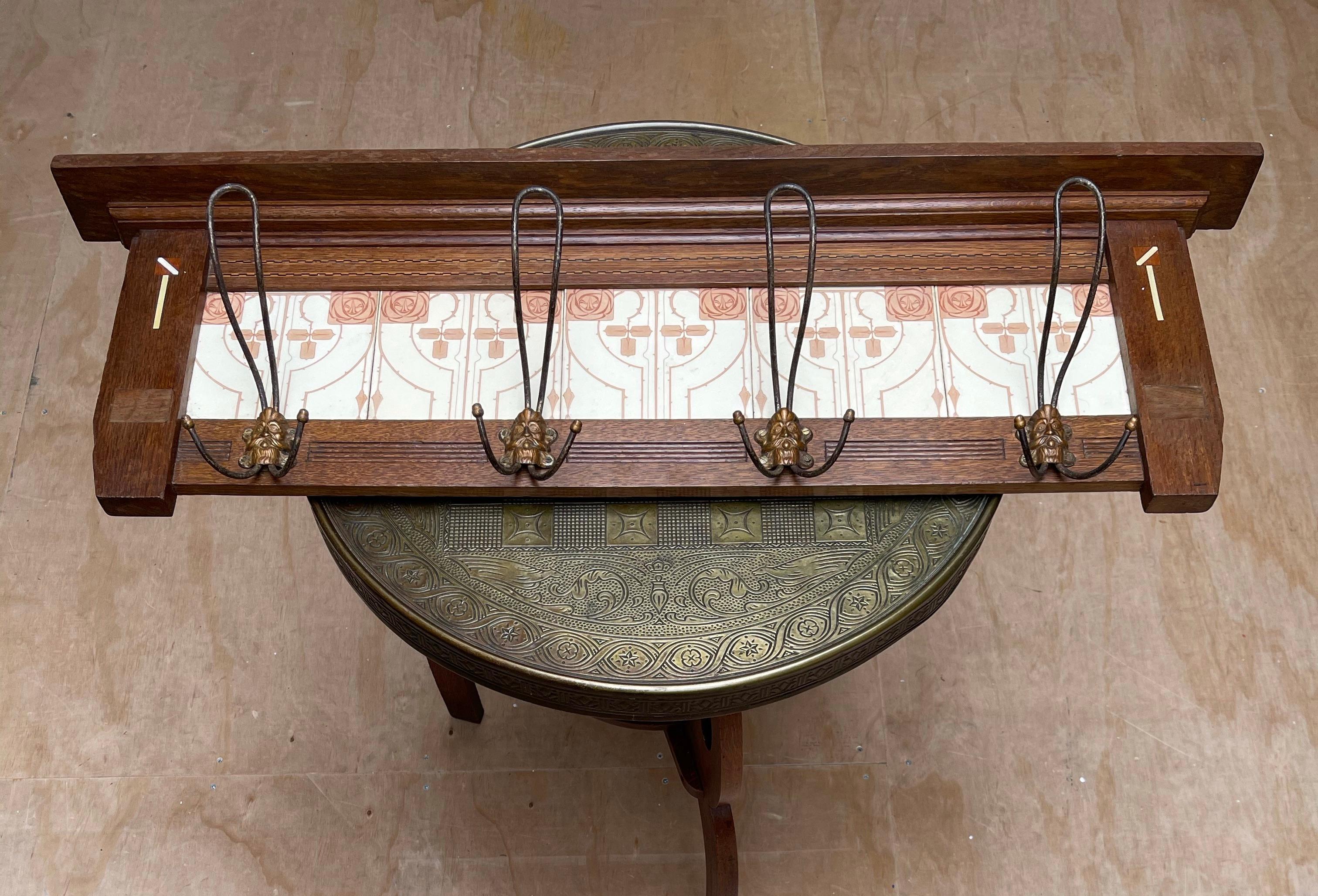 arts and crafts coat rack