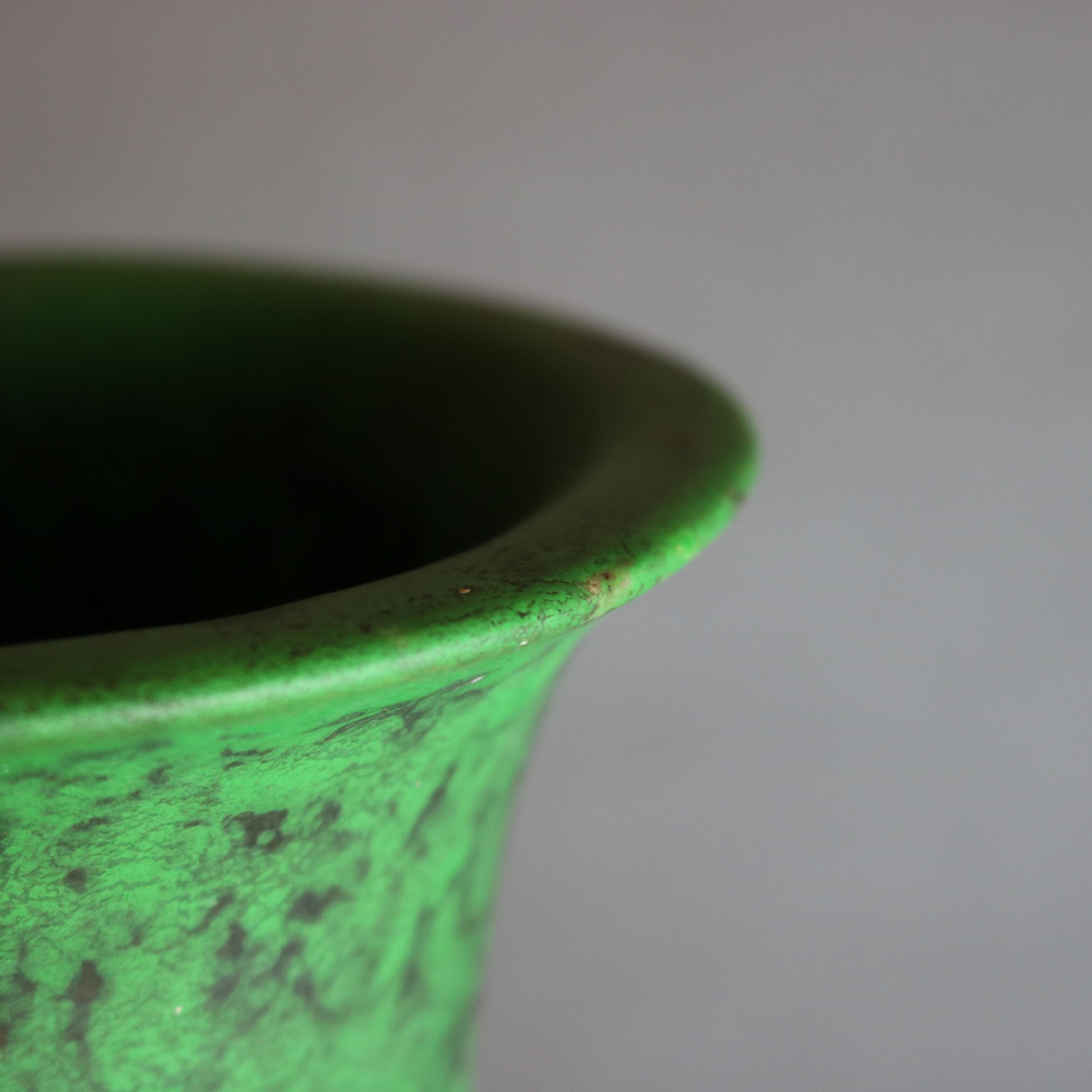 Ceramic Antique Arts & Crafts Weller Art Pottery Coppertone Vase, Circa 1920