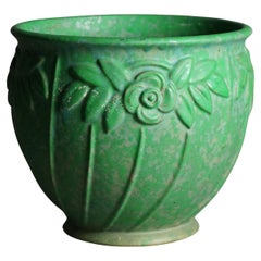 Antikes Arts and Crafts Weller Art Pottery Kleines Jardiniere-Pflanzgefäß, um 1920
