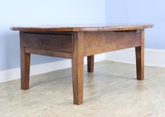 Antique Ash Drop-Leaf Coffee Table