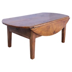 Antique Ash Drop-Leaf Coffee Table