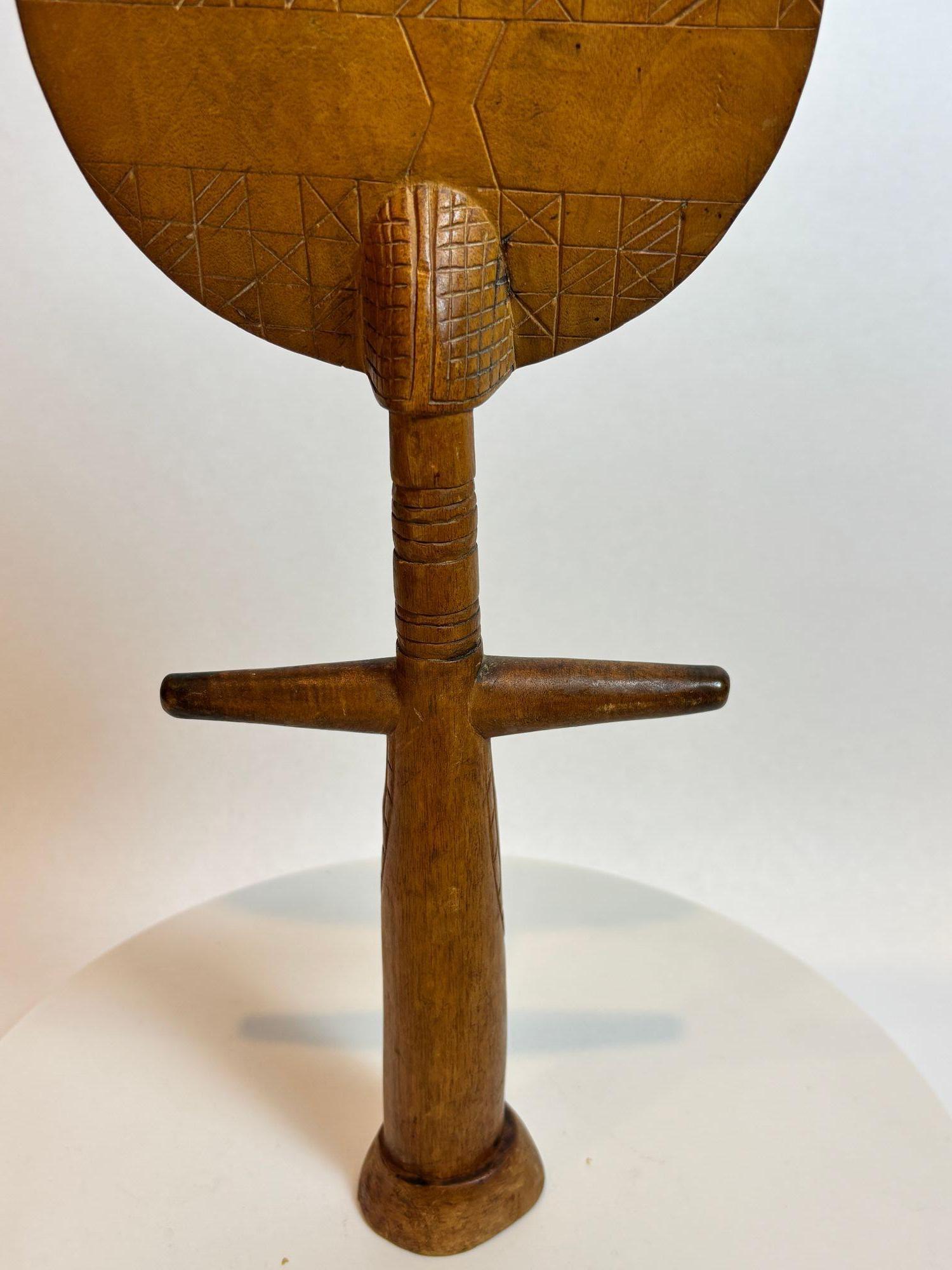 Ancienne poupée de fertilité Arte Antiques Akua'ba, Ghana Art traditionnel africain en vente 2