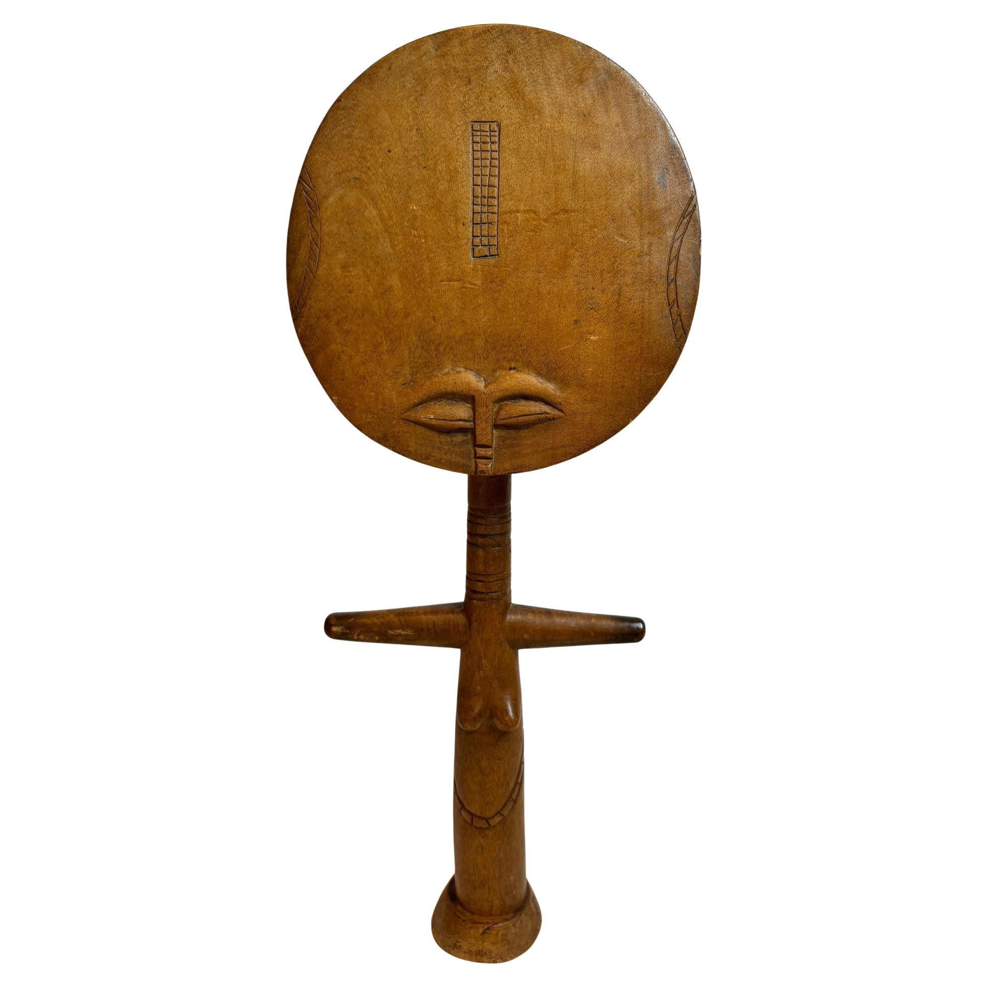 Ancienne poupée de fertilité Arte Antiques Akua'ba, Ghana Art traditionnel africain en vente