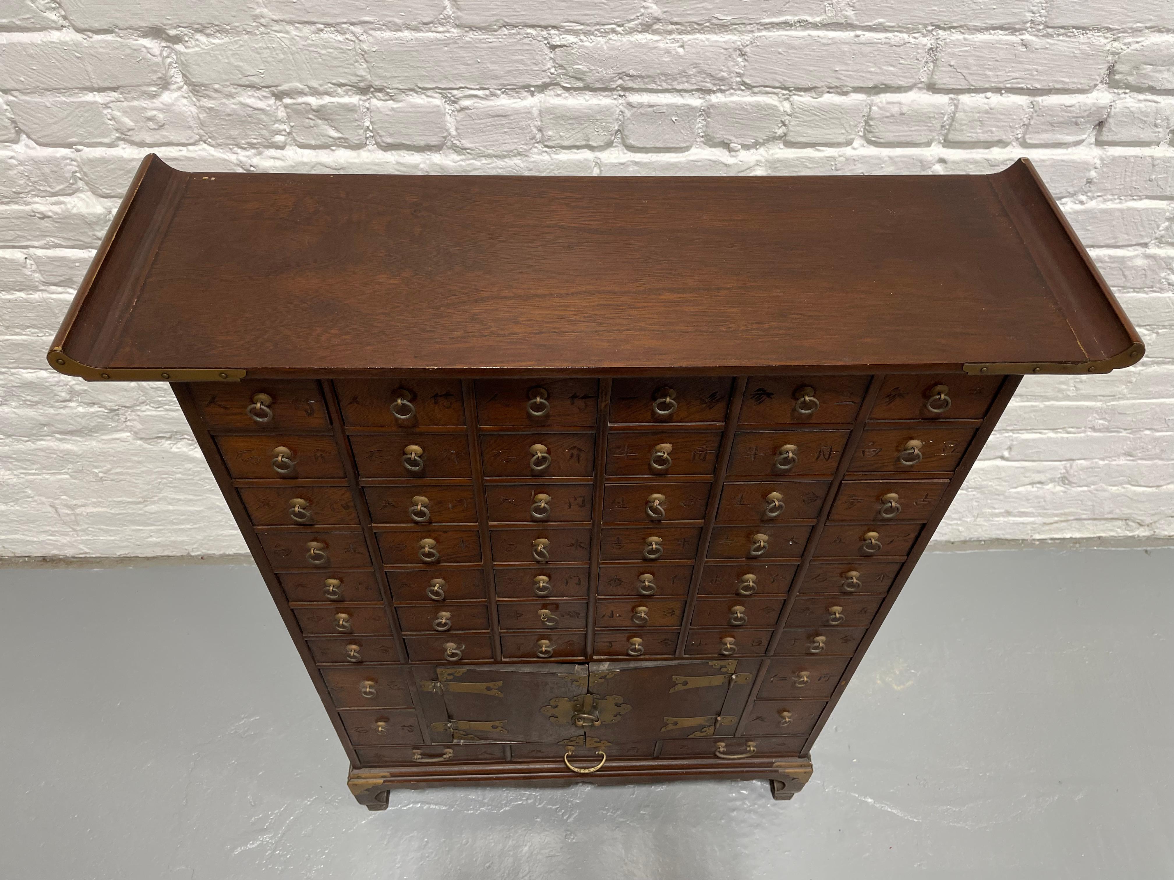 Antique ASIAN APOTHECARY Spice CABINET , c. 1920’s 1
