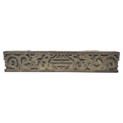 Used Asian Architectural Relief Carved Stone Frieze Panel