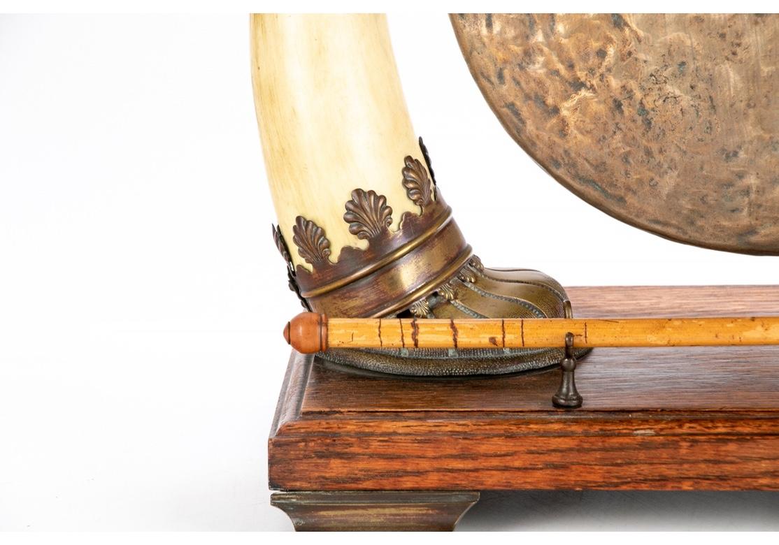 Antique Asian Brass and Horn Gong at 1stDibs asian gong, antique gong, gong for sale