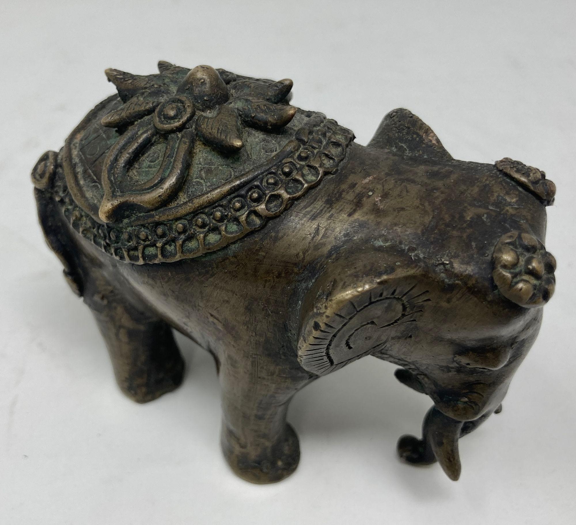 Calco Antico Elefante Asiatico in Bronzo Scultura Statua XIX sec. in vendita