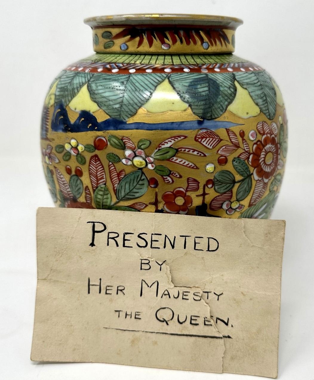 Antique Asian Chinese Porcelain Export Ginger Jar Vase Important Royal Povenance 6