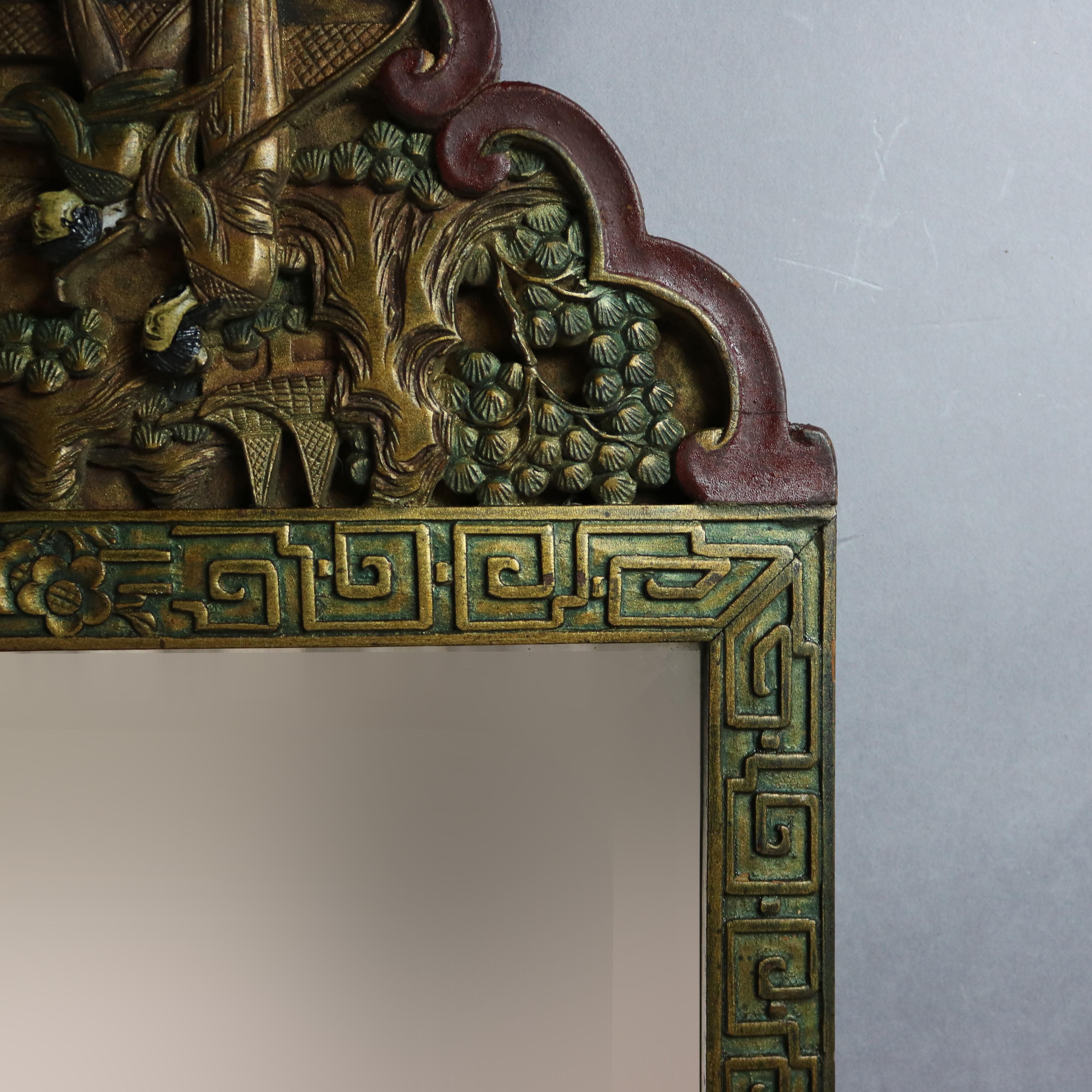 chinoiserie mirror antique