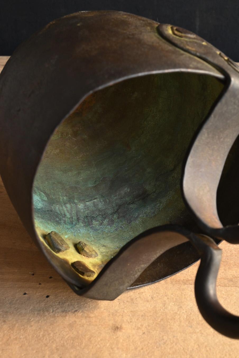 Antique Asian copper bucket 