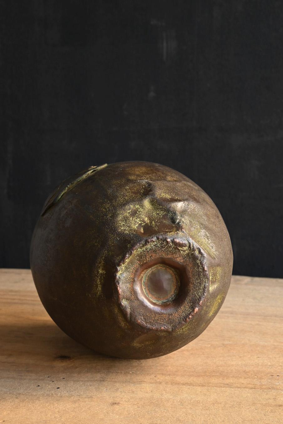 Antique Asian copper bucket 