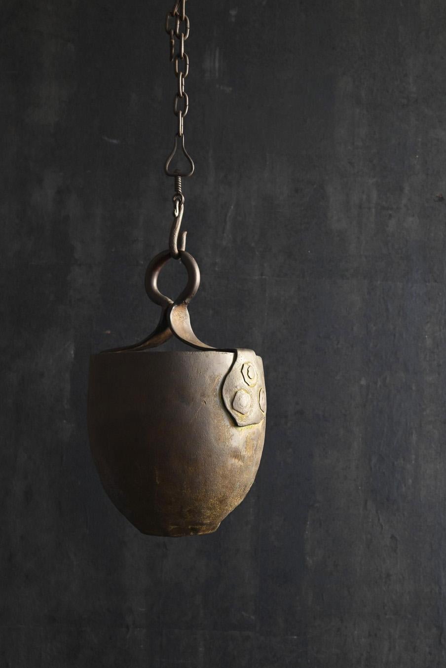 Antique Asian copper bucket 