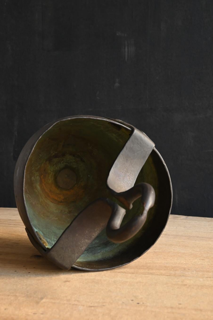 Metalwork Antique Asian copper bucket 