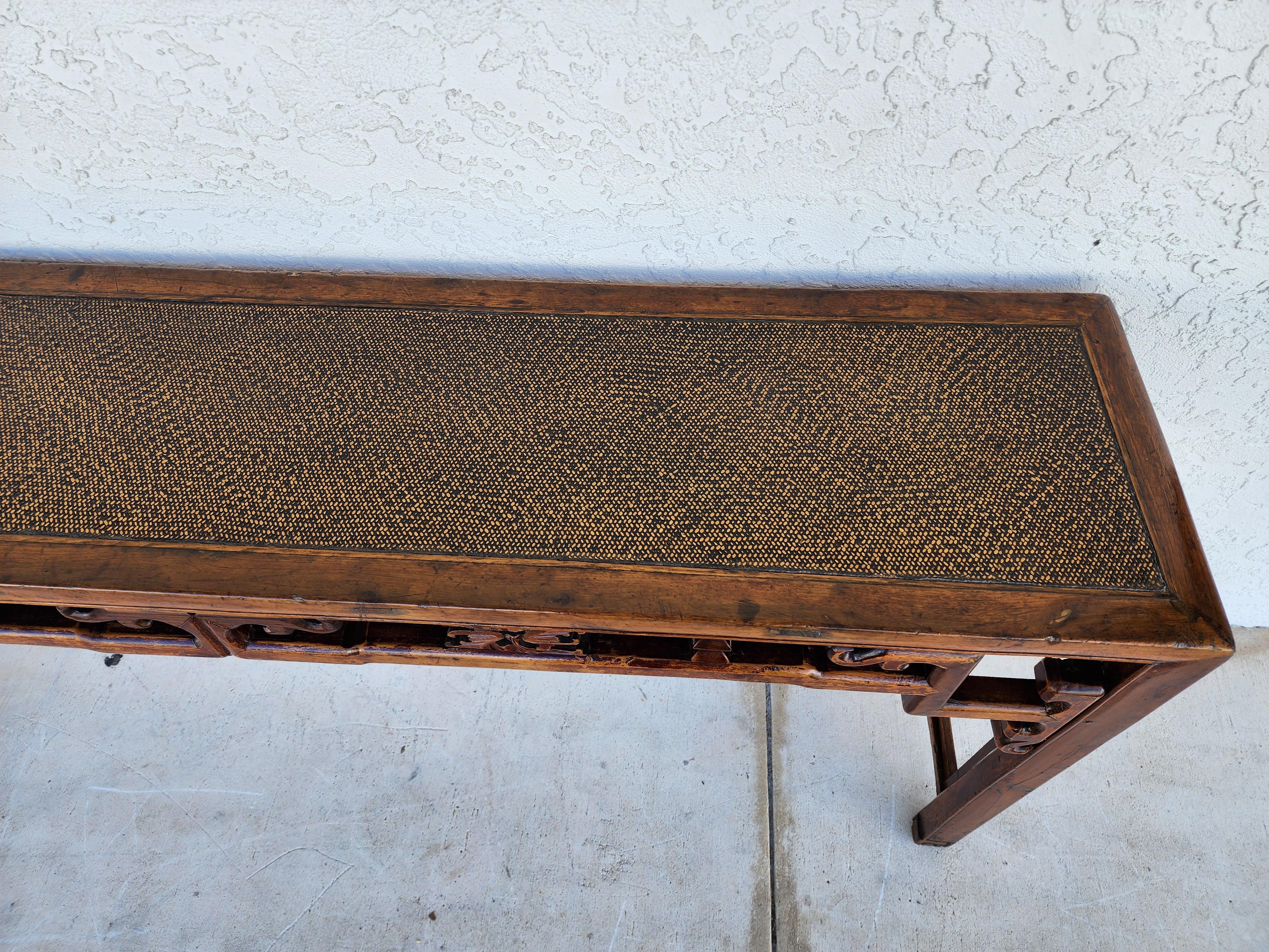 Antique Asian Ming Altar Console Sofa Table For Sale 2