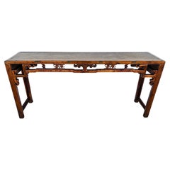 Vintage Asian Ming Altar Console Sofa Table
